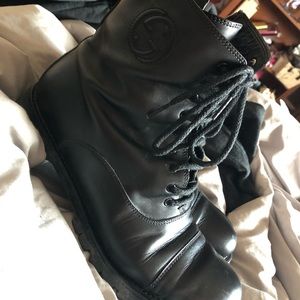 Black Gucci Combat Boots size 40